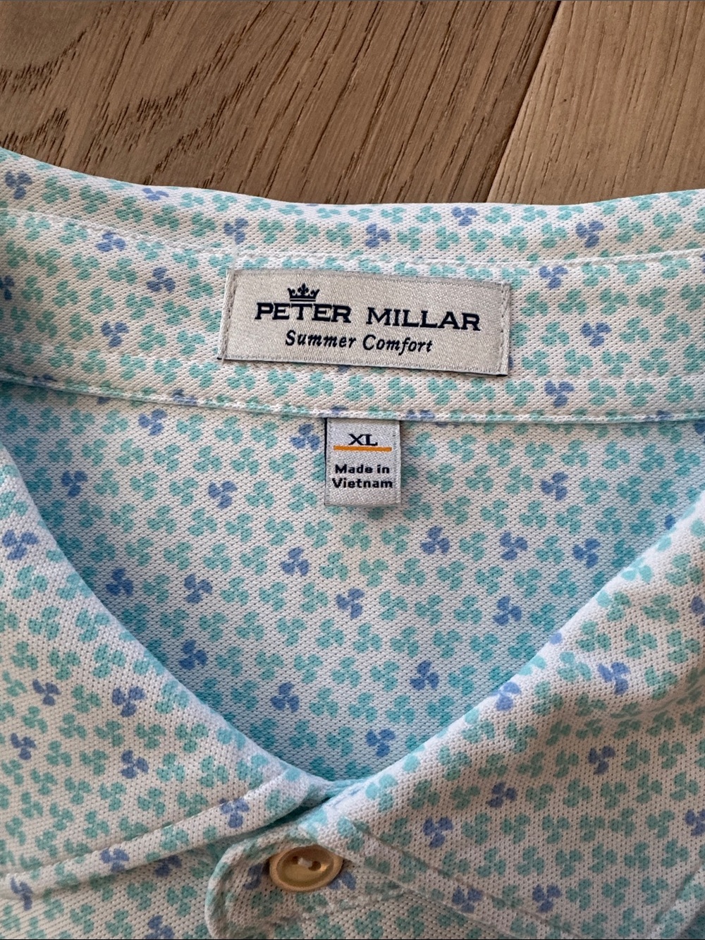 Peter Millar Summer Comfort Polo Pair in Light Blue & Mint - Picture 2 of 5